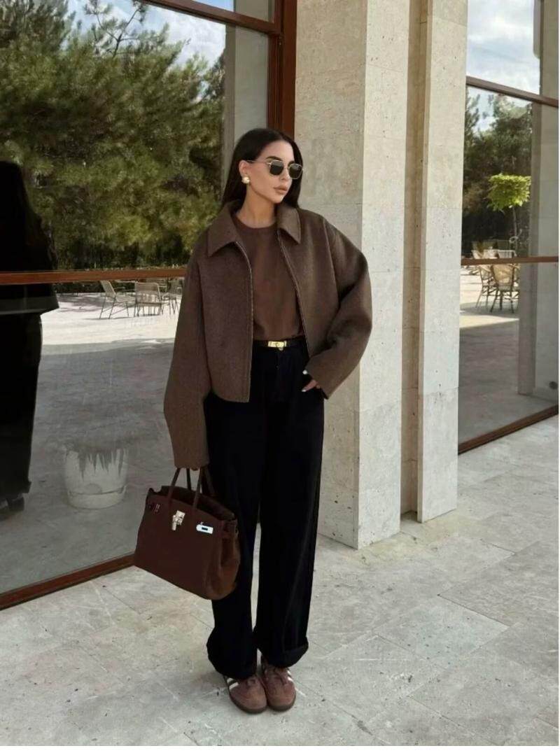 Осенний комфортный лонгслив для отдыха с молнией, куртка, шерстяное пальто для возраста 