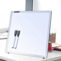 VIZ-PRO Desktop Whiteboard Double Sided Writing Board Stand Live Blackboard Desk Wipe Small Whiteboard Magnetic Magnetic Workstation Personal Notepad Children Home Mini Promotional Advertising Board