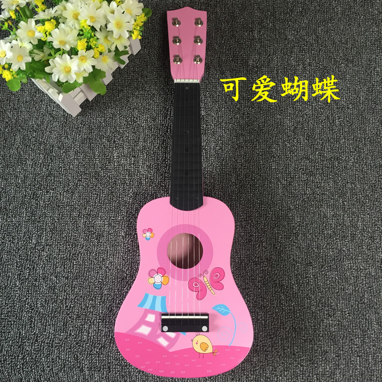 Quà tặng cho trẻ em bằng gỗ cho trẻ em guitar 21 inch 27 inch cho người mới bắt đầu guitar trẻ em nhạc cụ bé trai và bé gái đồ chơi âm nhạc - Đồ chơi nhạc cụ cho trẻ em bộ trống điện tử cho bé