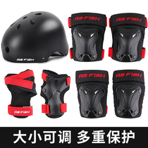 Childrens roller skating gear set Female Anti-fall skateboard protection equipment professional balance car sheath skating full set