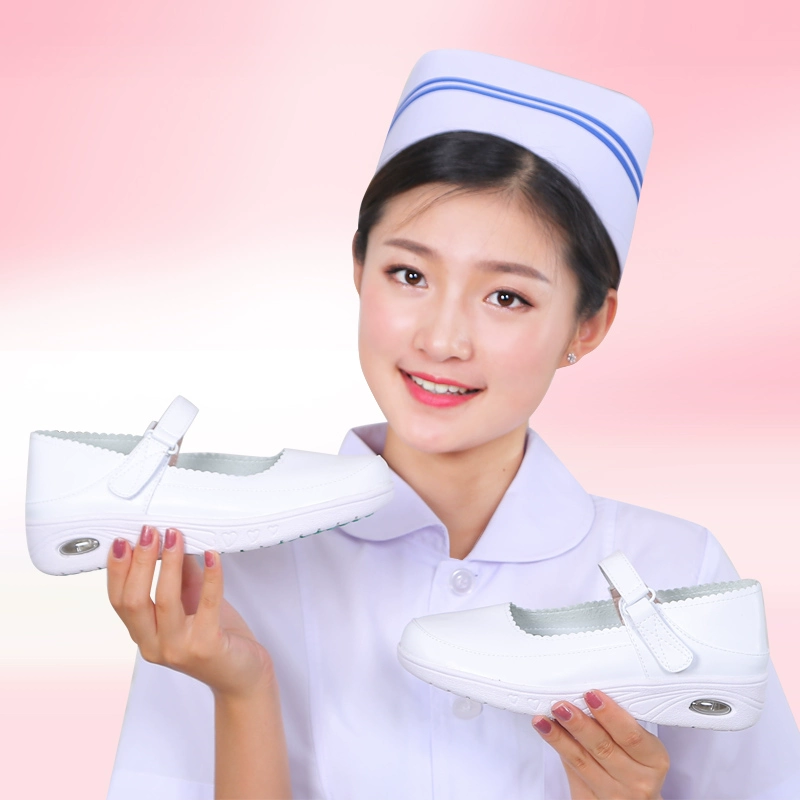 Cushion trắng y tá giày dốc thoải mái không trượt đáy mềm 2020 mới mùa xuân và mùa hè bệnh viện nữ với đôi giày việc thở 