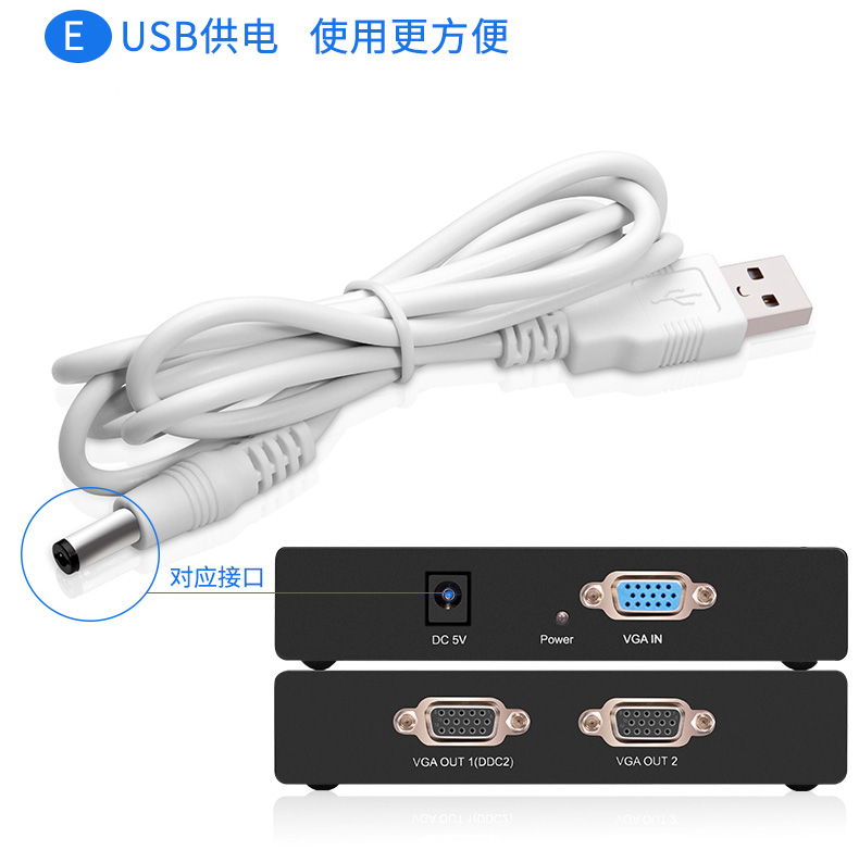 smart tivi samsung Dite VGA splitter một điểm hai màn hình máy tính video độ phân giải cao màn hình một thành hai trong số hai của crossover 1 thành 2 out 1 điểm 2 một đến hai màn hình bộ chia tín hiệu TV đa mở rộng - TV sony 43w800c