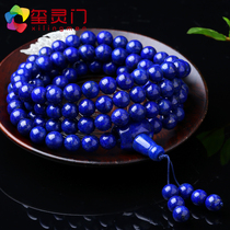 Xi Lingmen Emperor Jinshi Three-way Buddha Head Necklace Men and Women Multi-Circle 108 Buddha Beads Handstring Ethnic Style Necklace