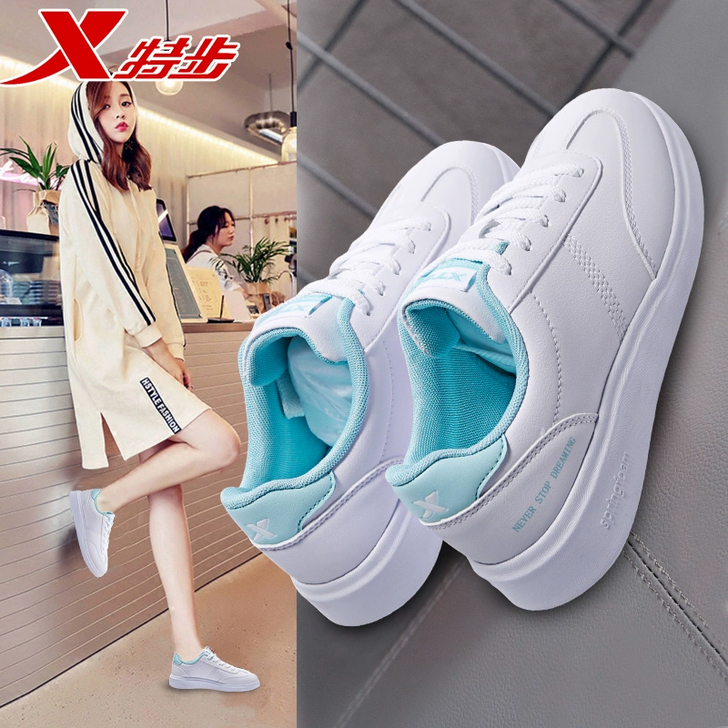 Giày bước đặc biệt giày trắng của phụ nữ mùa xuân và mùa hè năm 2020 mới giày thể thao thủy triều thấp thoáng khí trang web chính thức giản dị Giày Forrest Gump - Dép / giày thường