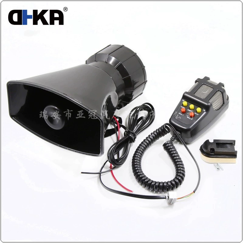 Megaphone, microphone, (Physicals), 100W, 12v