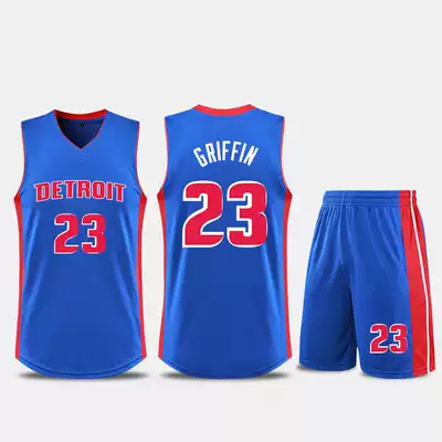 Pistons No 25 Ross No 23 Griffin jersey Basketball suit suit men's custom game suit Printed daughter child