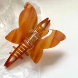 Заколка для волос с бабочкой, заколка-крабик, сексуальная акула, французский стиль