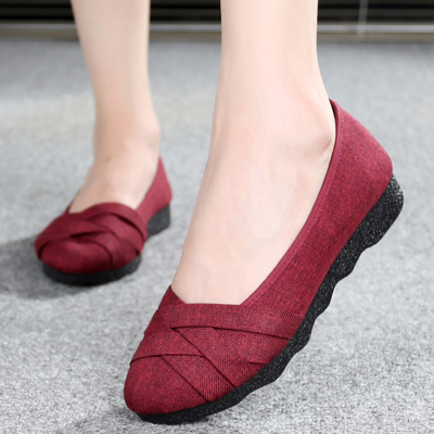 Old Beijing Shoes Woman 2022 comfortable large size women shoes 43 female old autumn shoes female floor