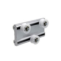 Groove roller slider Third generation aluminum alloy lean pipeline rod accessories workbench turnover car shelf fluent rack