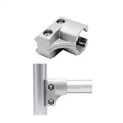 Strengthened outer straight joint 28mm third generation Bar joint aluminum alloy lean pipe connector fitting Workbench