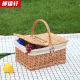 Liu Ruixuan wicker picnic basket hand basket shopping basket flower basket gift packaging basket picking basket outing basket