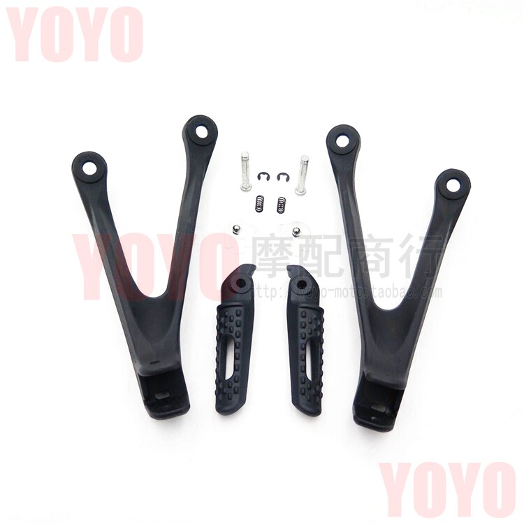 Motorcycle CBR1000RR 08-14 years modified black rear pedal assembly triangular plate bracket
