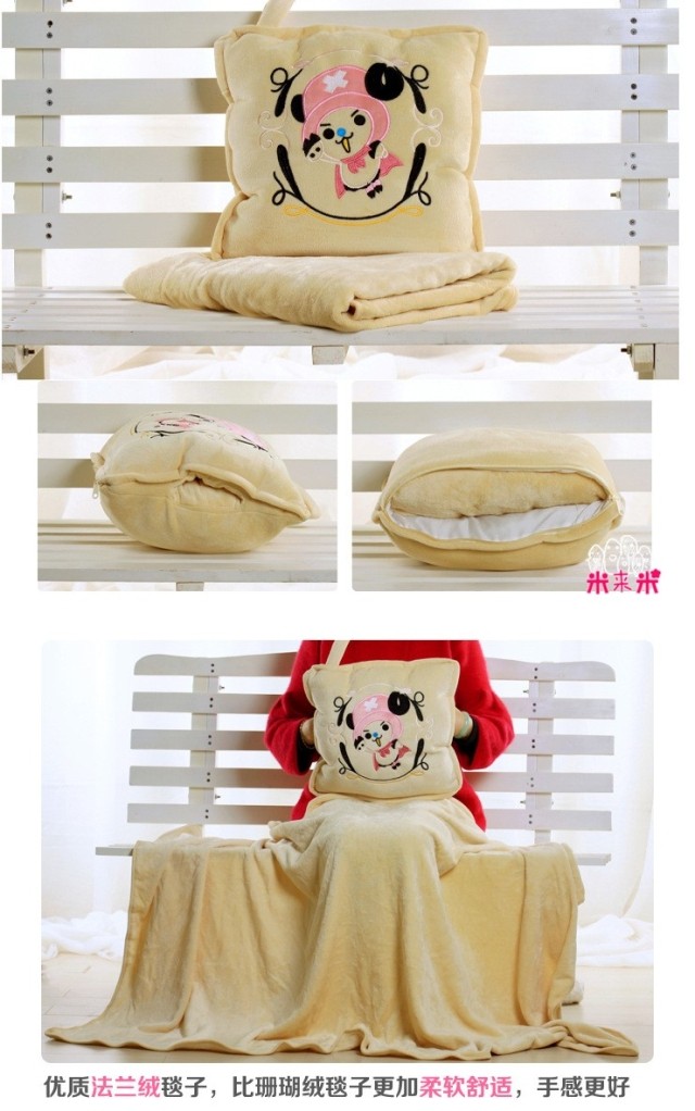 Gối công sở chăn đôi nữ nhỏ gối ngủ trưa nghỉ trưa gấp ba trong một chiếc chăn gối dễ thương chăn gối văn phòng 2 trong 1
