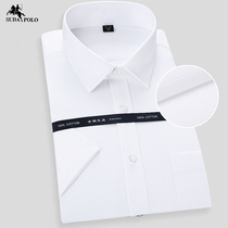 Custom Shirt Embroidered Logos Short Sleeve Workwear Business Tooling Long Sleeve Positive Dress White Shirt Male Print Character Embroidery