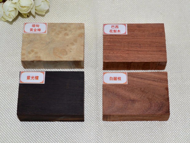 Vật liệu gỗ gụ khác nhau 7 * 5 * 2.5 Vật liệu gỗ gụ nhỏ Vật liệu gỗ DIY Vật liệu gỗ gụ chạm khắc - Bật lửa bật lửa đẹp