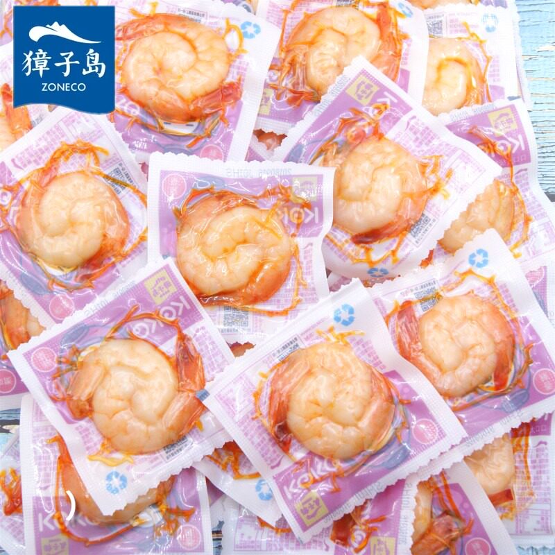 Dalian Shangzi Island Tai Chi Shrimp Spicy Tai Chi Shrimp Vacuum Ready-to-eat Shrimp Jen Snack 250 gr