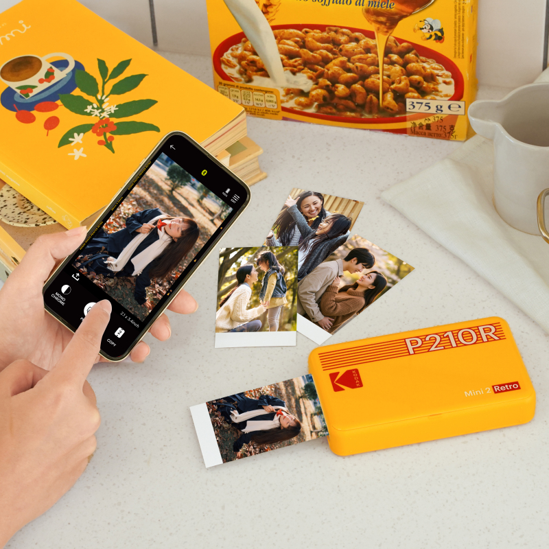 Kodak Mini2 Retro Pocket Photo Printer Thermal Sublimation Laminated Portable Mobile Phone Photo Printer