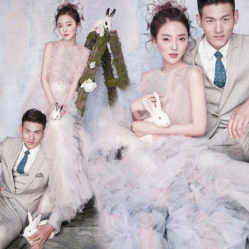 2018 exhibition New Photography Gallery themed clothing travel wedding photography couple wrote authentic dress fairy photo dress