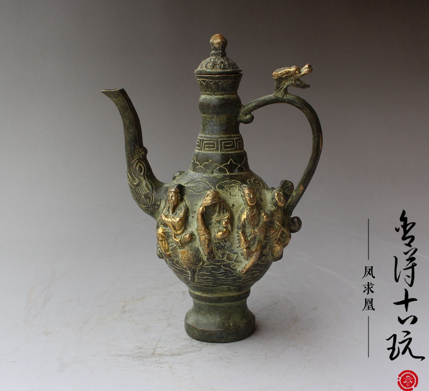 Shed brass Antique copper - fairy kettle Copper pot - fitting handicrafts collection decoration gifts