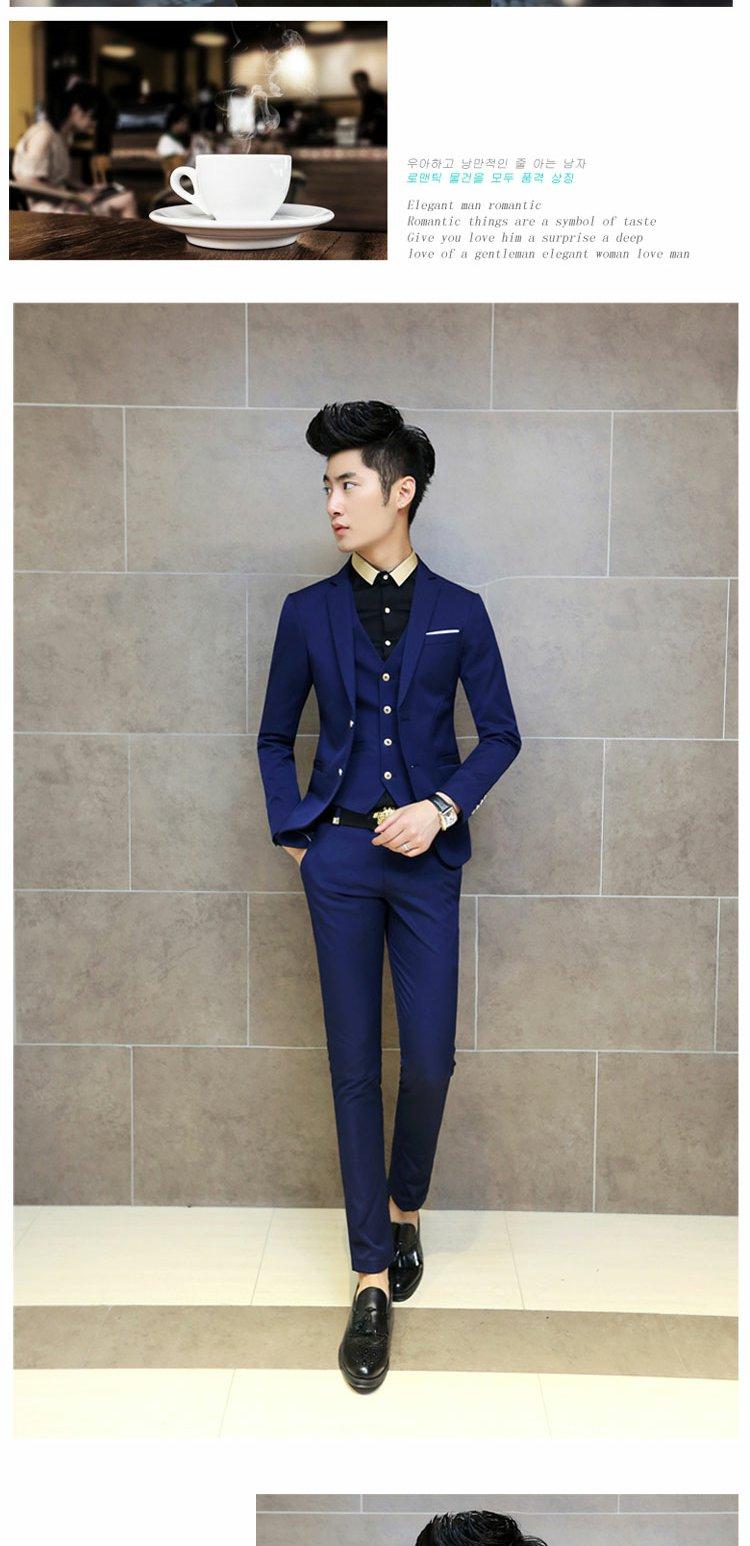 Trang phục chú rể phù hợp với áo ba lỗ nam bốn mùa phù rể Xiaoxi Slim quần short nam