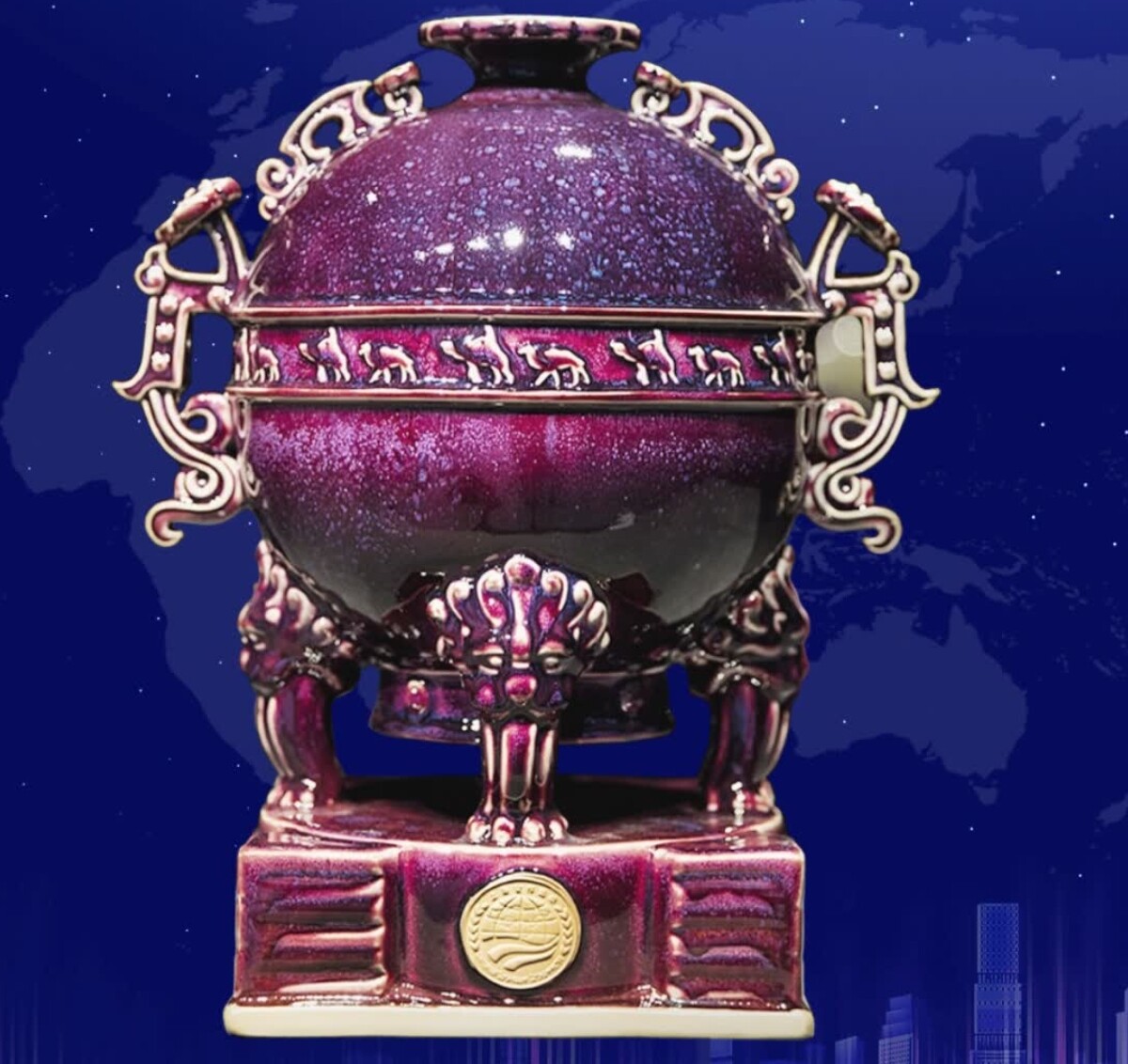 SCO Casket Casket Porcelain Pendulum Boutique Gift Set Box Revered Porcelain