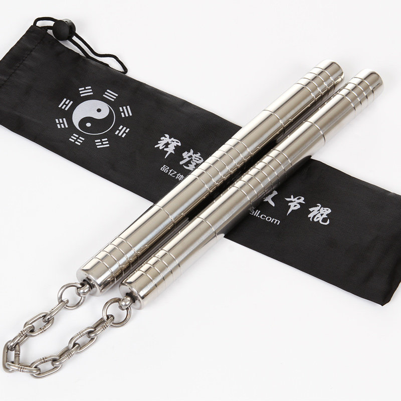 [USD 29.30] Brilliant nunchaku stainless steel nunchaku stick
