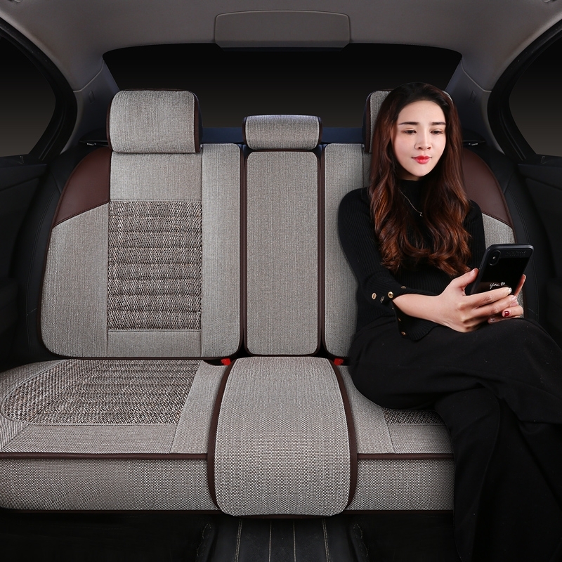 Four seasons linen seat cover Siwei old and new Honda crv 2010 2021 2021 2013 car seat cushion