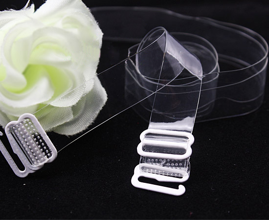 Mùa hè thực tế hợp kim khóa chất lượng mờ pha lê trong suốt dây đeo vai trượt áo ngực với đồ lót vai vô hình dây đeo vai quan lot nu