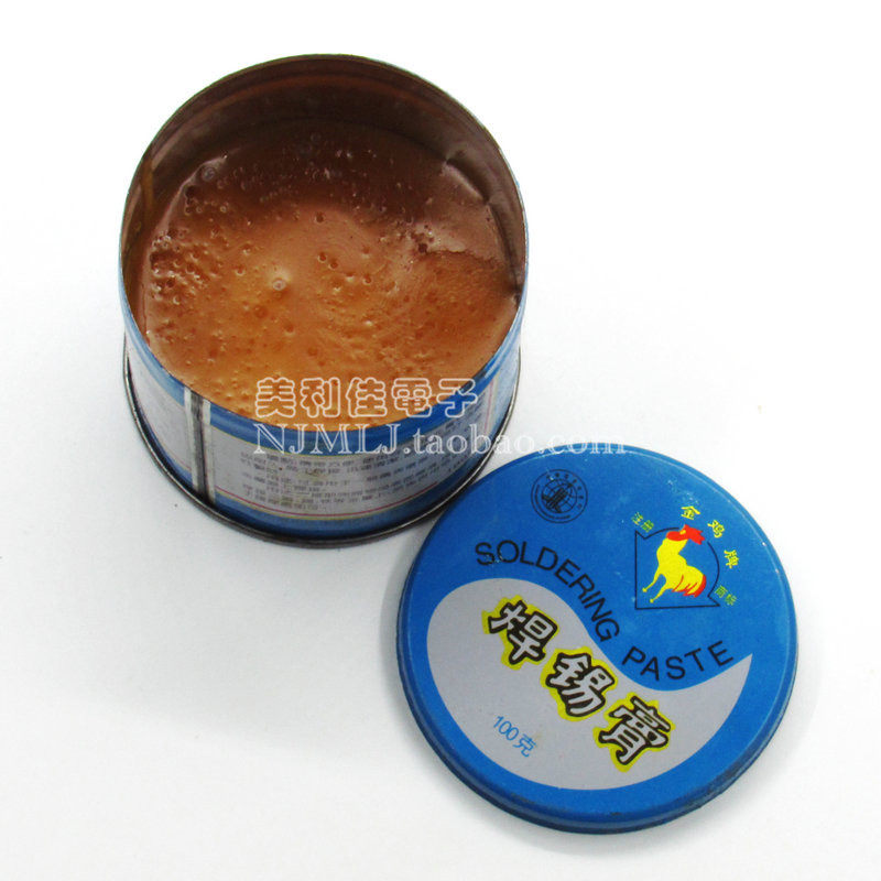 Shanghai Golden Chicken Soldering Paste Rosin Lead-free Soldering Paste Welding Assistant Welding Oil Environmentally Friendly Soldering Flux Soldering Oil Resistant Acidity