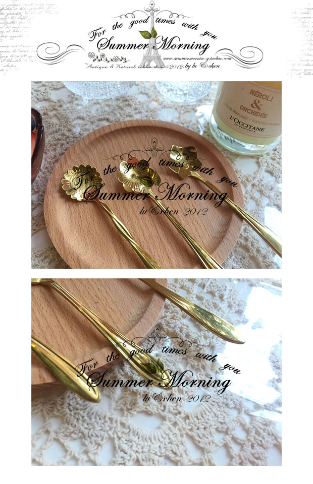 Xuất khẩu thìa inox Nhật Bản cánh hoa Nhật Bản muỗng cà phê thìa khuấy thìa - Cà phê ly uống cà phê