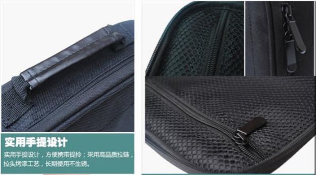 Lưu trữ kỹ thuật số túi xách tay túi dòng dữ liệu sạc điện phụ kiện đệm băng tote phân vùng có thể tháo rời - Lưu trữ cho sản phẩm kỹ thuật số túi airpod