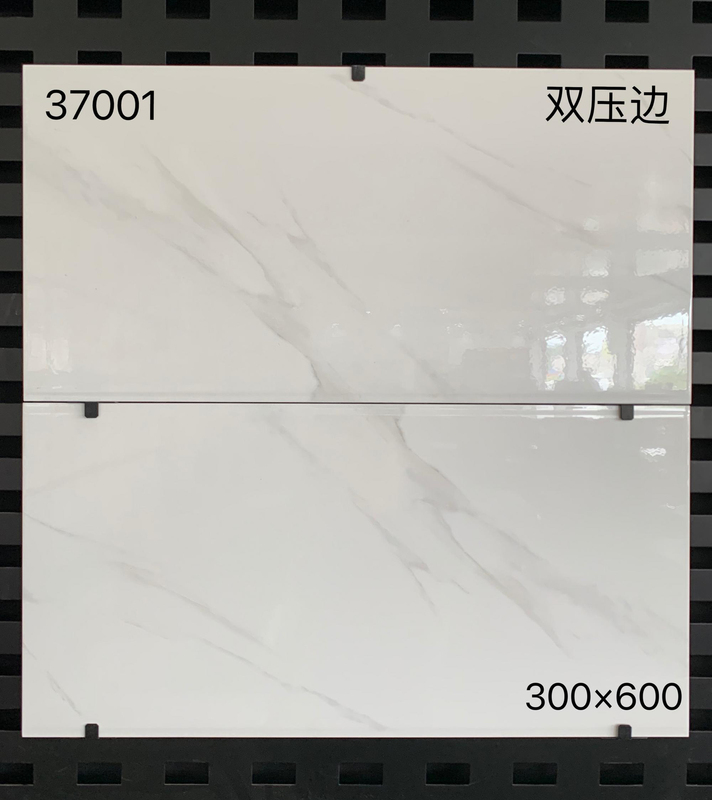 [Shipped from Foshan] 300X600 Porcelain Tiles, Glossy Pure White, Simple White Bathroom Tiles, Kitchen Wall Tiles