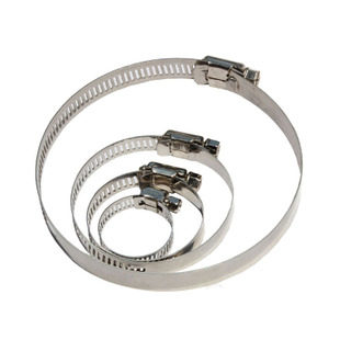 Hoop stainless steel laryngeal stirrup pipe clamp holder hoop pipe hoop powerful hoop 194-216 or more specifications