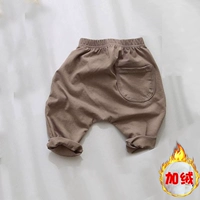 Флисовые коричневые штаны