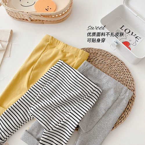 Детские осенние штаны подходит для мужчин и женщин для девочек для выхода на улицу, в корейском стиле