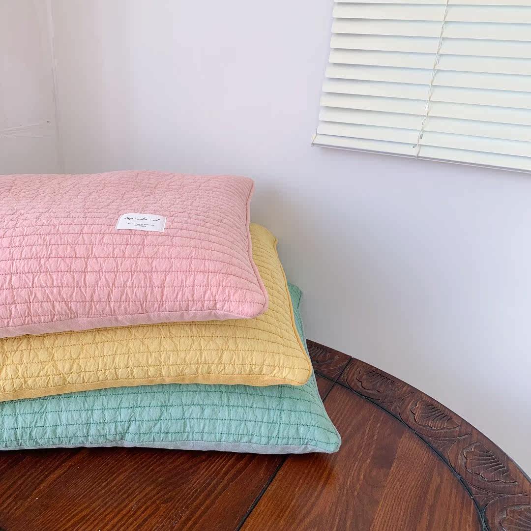 Подушка ins韩国荞麦纯棉保健颈椎枕儿童成人枕头枕套男女家用助眠可拆洗 OTHER