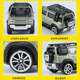 Qiyi 1:64 Land Rover Defender Pagani Huayras Subaru Sti Alloy Car Model Realistic Toy Gift