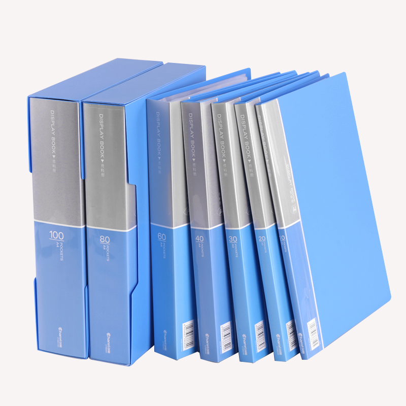 Book 40 60 Folder Page Bag A4 multi - layer Page Transparent Page Clip Office supplies