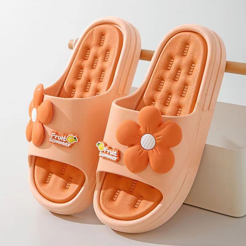 2024 New Summer Floral Slippers for Women, Trendy Outdoor Wear, Home Bathroom Shower Non-Slip Fashion Slippers for Women 2024 New Summer Floral Slippers for Women, Trendy Outdoor Wear, Home Bathroom Shower Non-Slip Fashion Slippers for Women