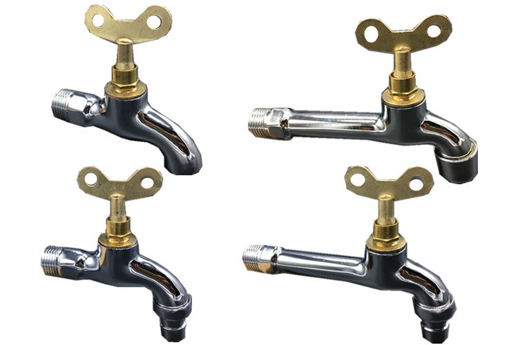 4 sub public places outdoor room with lock with lock with key anti-self coming washing machine mop pool tap