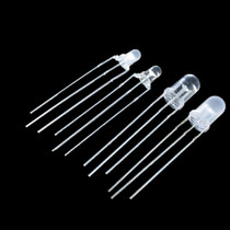 F3 red green transparent common Yin common Yang bright red and green double color led lamp beads 3mm Red Green three feet