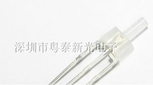 2MM red green two-tone long flat head F2 red green F2 red blue common fog-like colour-changing LED LED