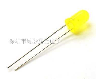 5mmLED bulb LED light F5 red green yellow red green hair green hair yellow hair yellow long foot