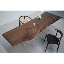 North American Black Walnuts Big Board Table Nordic Light Extravagant Minimalist Style Desk Table Desk 258-97-78-68-4