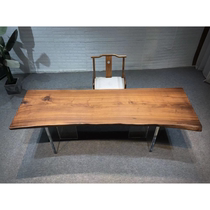 North American Black Walnuts Big Board Table Nordic Light Extravagant Minimalist Style Personality Desk Table Desk 248-79-5 5