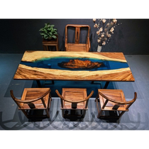 Resin large plate table walnuts Hedgehog Purple Sandalwood Minimalist Personality Table Desk Desk Tea Table 220-80-4