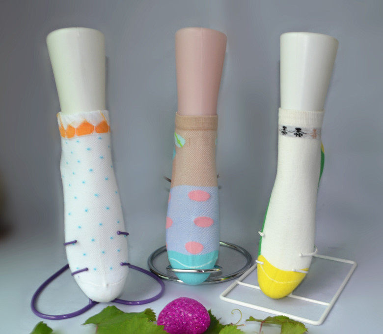 Foot mold Sock mold Women's sock mold with foot stand Foot mold Metal frame Foot mold Short socks mold Plastic foot mold
