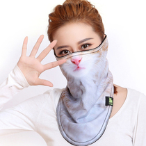 Winter ski mask riding headscarf windproof face triangle scarf half face mask cold men and women motorcycle neck cover