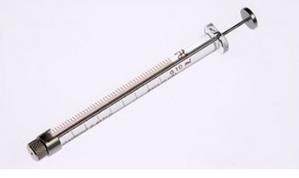 Hamilton Microprototype 10ul does not bring a needle into the sample and can be matched with 33G needles