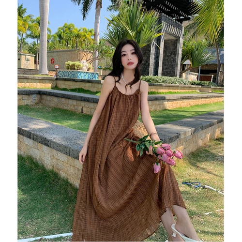 Пляжное платье, юбка из провинции Юньнань для путешествий, Таиланд, свободный крой